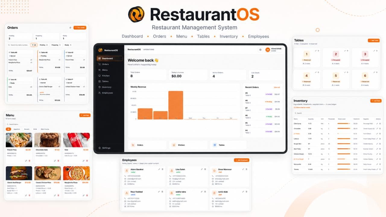 RestaurantOS project preview